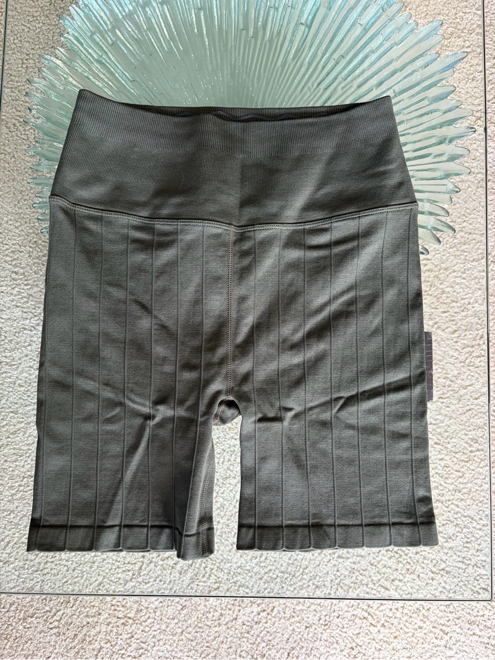 💜 Spiritual Gangster Biker Shorts Green